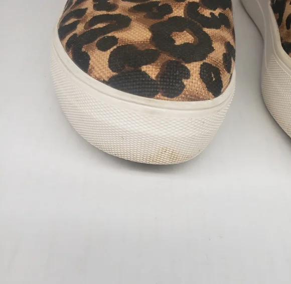 Steve Madden Womens Slip On Shoes Cheetah Leopard Print Size 8.5M Used - Picture 3 of 11
